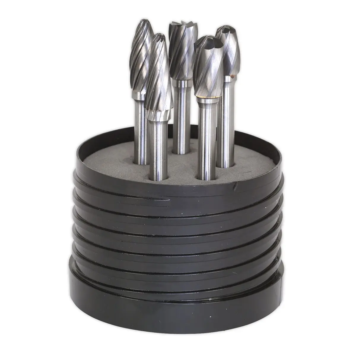 Sealey Tungsten Carbide Rotary Burr Set 5pc Ripper/Coarse - Image 3
