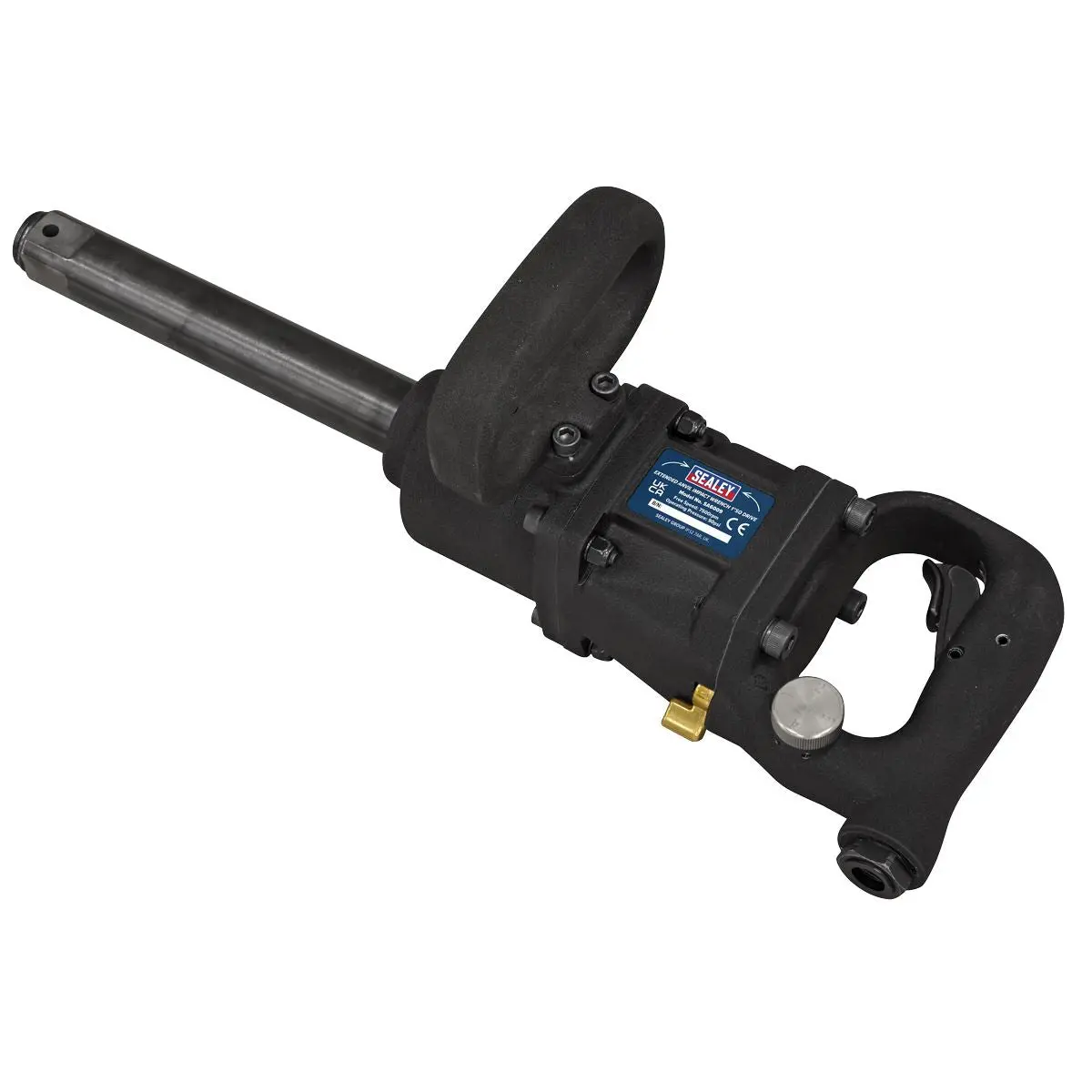 Sealey Twin Hammer Extended Anvil Impact Wrench 1"Sq Drive - Image 2