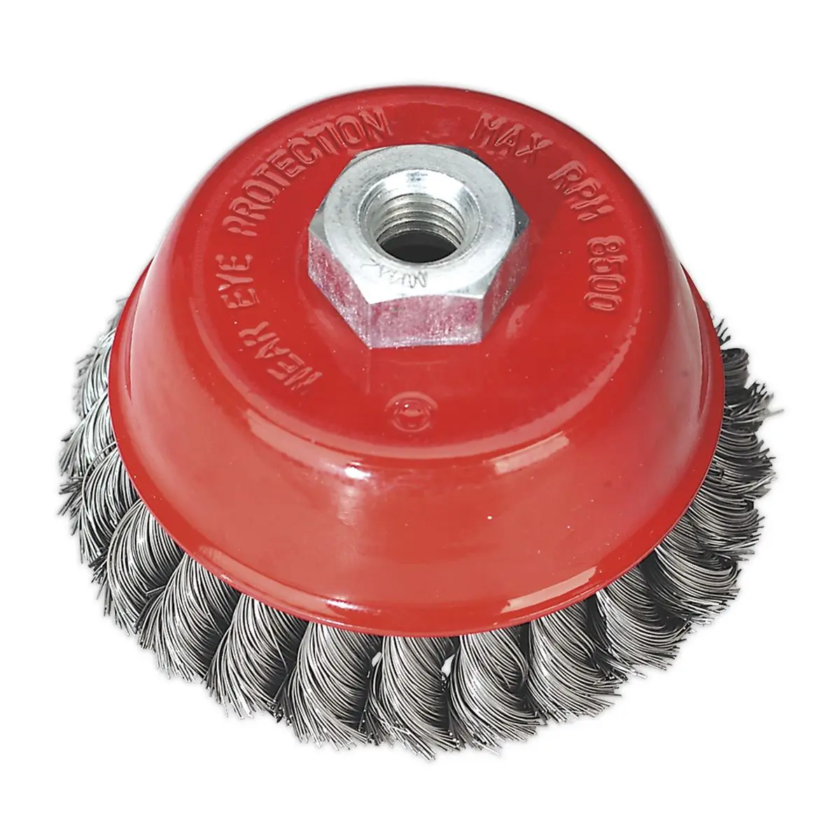 Sealey Twist Knot Wire Cup Brush Ø100mm M14 x 2mm