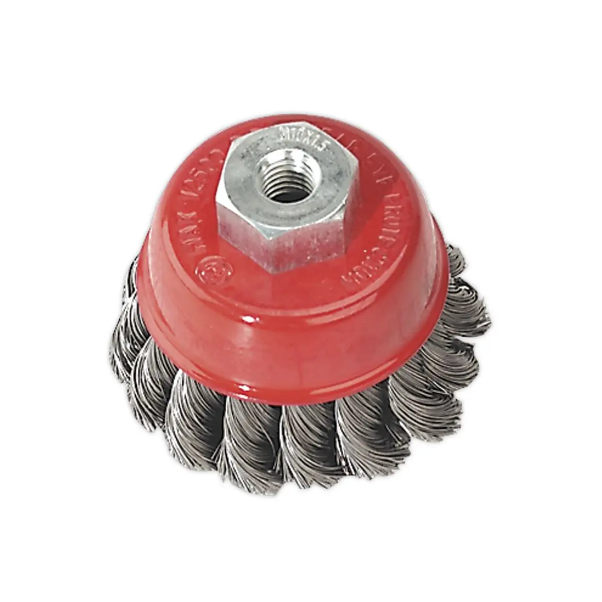 Sealey Twist Knot Wire Cup Brush Ø65mm M10 x 1.5mm