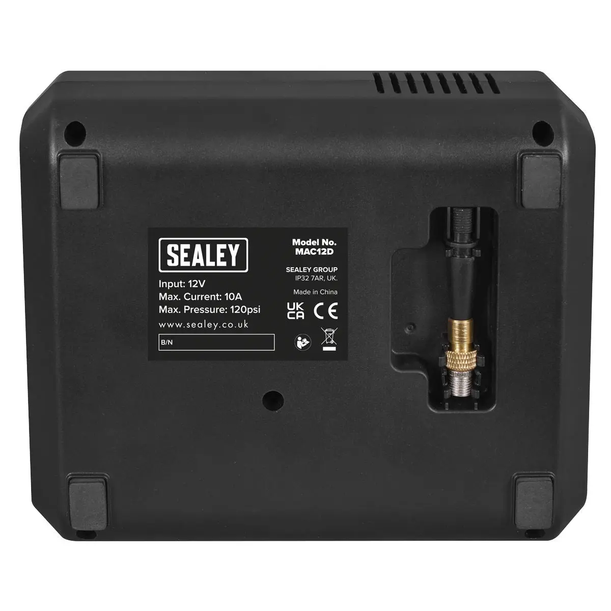 Sealey Tyre Inflator with Worklight 12V - Image 3