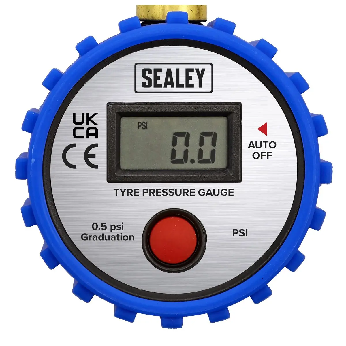Sealey Tyre Pressure Gauge Digital with Leader Hose & Quick Release 0-100psi - Image 3