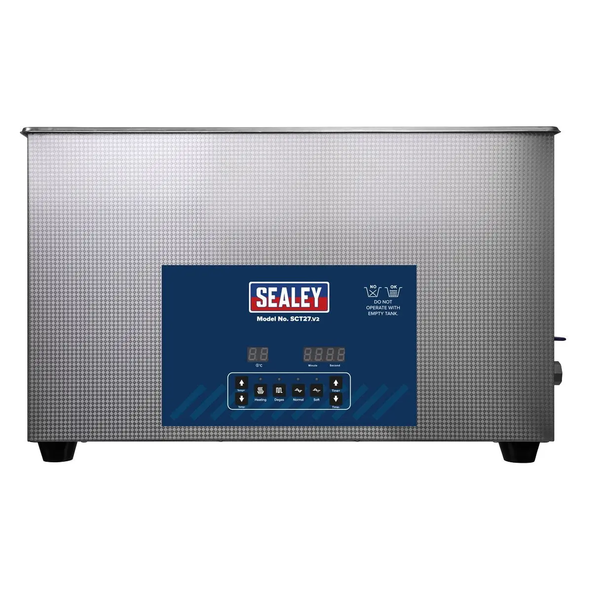 Sealey Ultrasonic Parts Cleaning Tank 27L - Image 7