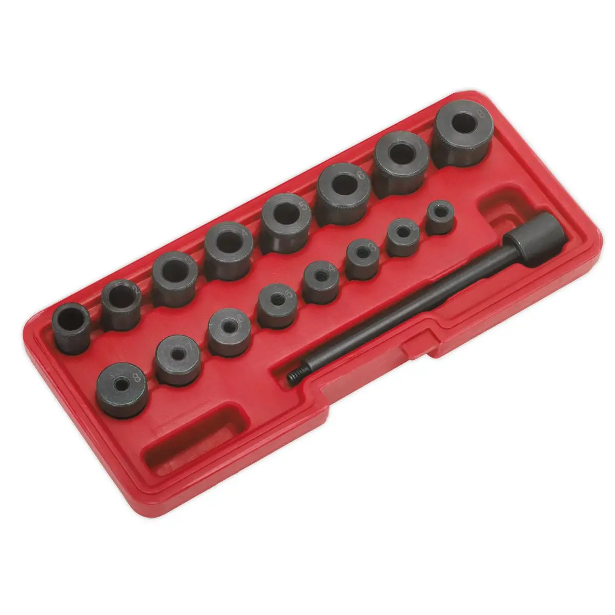 Sealey Universal Clutch Aligning Tool Set 17pc - Image 4