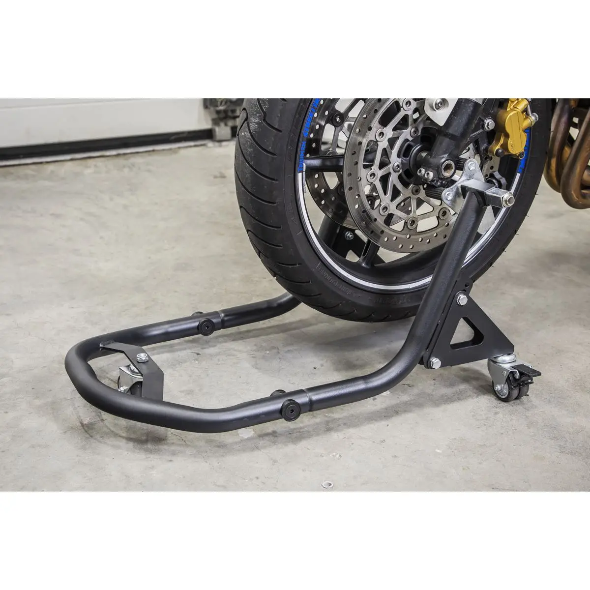 Sealey Universal Front Paddock Stand 360° Floating - Image 4