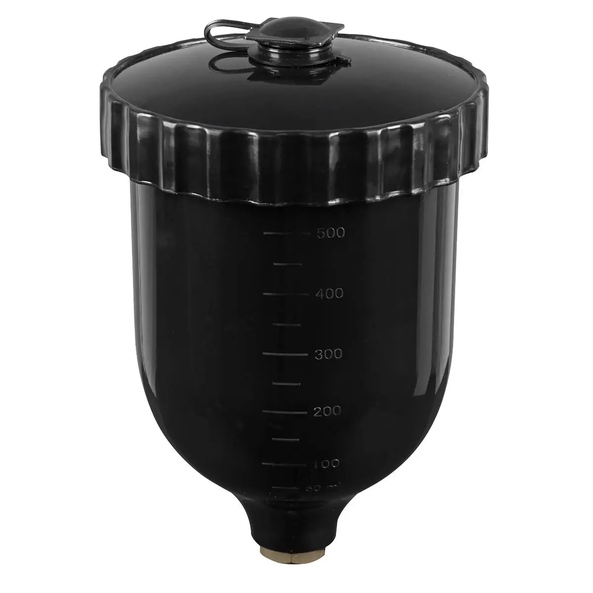 Sealey UV Paint Spray Gun Pot with Brass Fitting 600ml - Black