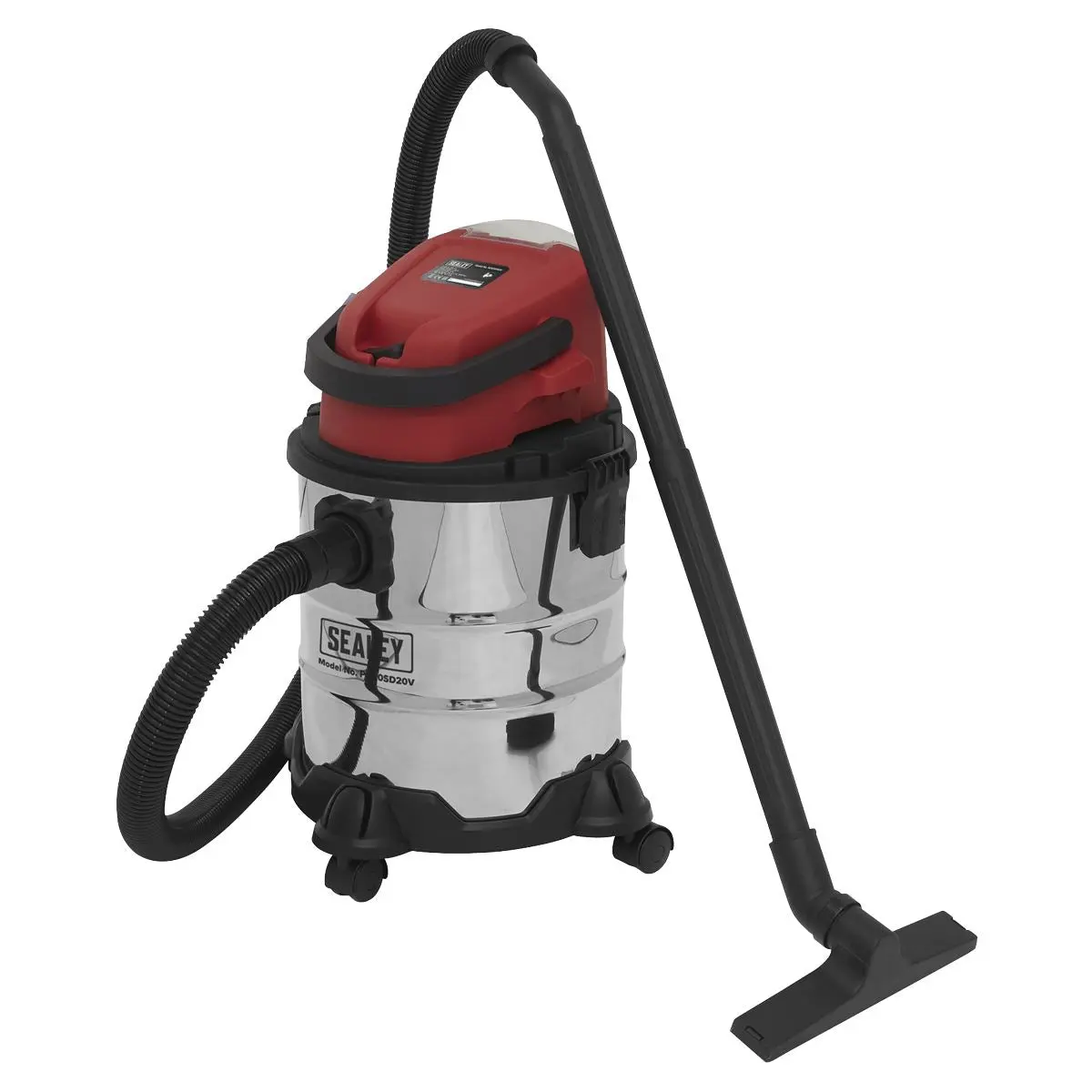 Sealey 20V Cordless 20L Wet and Dry Vacuum Cleaner Body Only - Image 3