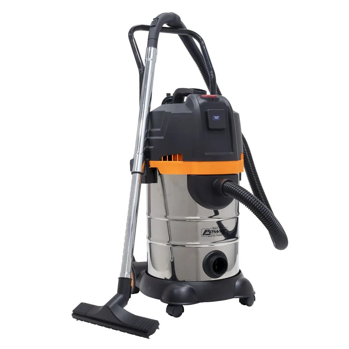 Sealey Vacuum Cleaner Cyclone Wet & Dry 30L Double Stage 1200W/230V - Image 10