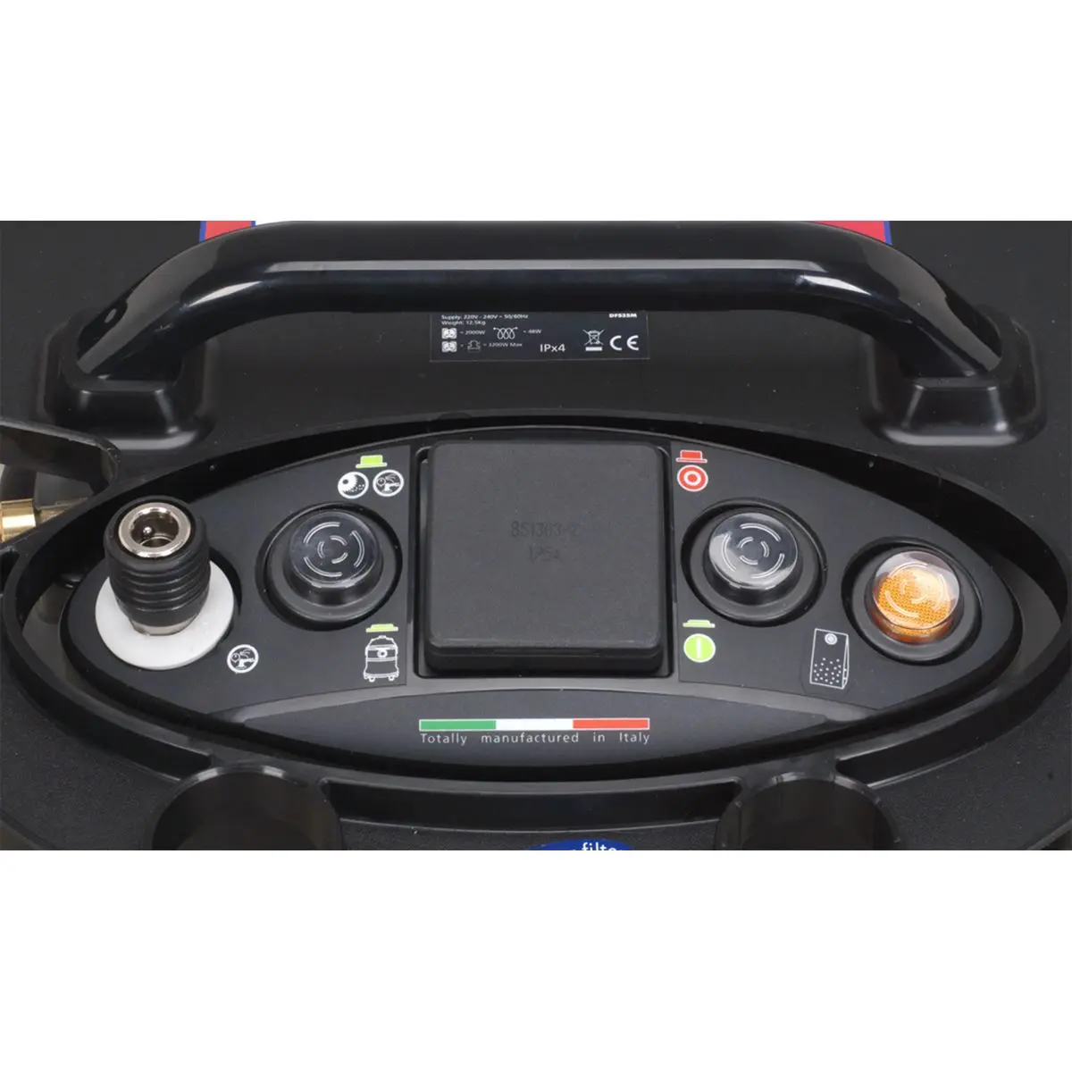 Sealey Vacuum Cleaner Industrial Dust-Free Wet/Dry 35L 1000W/230V Plastic Drum M-Class Self-Clean Filter - Image 3