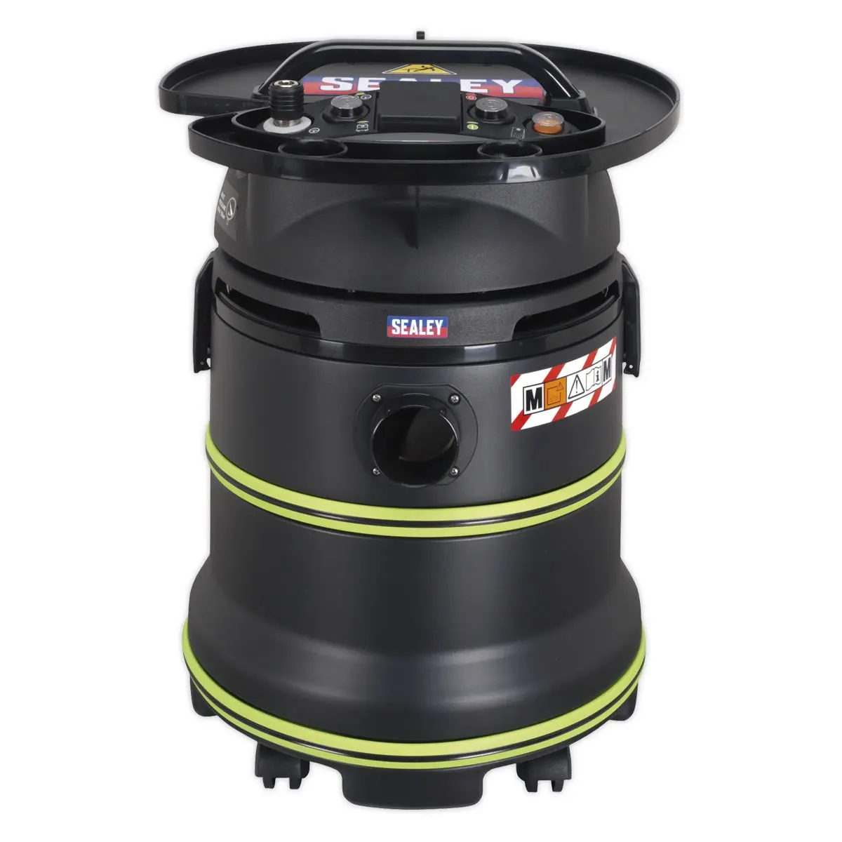 Sealey Vacuum Cleaner Industrial Dust-Free Wet/Dry 35L 1000W/230V Plastic Drum M-Class Self-Clean Filter - Image 7