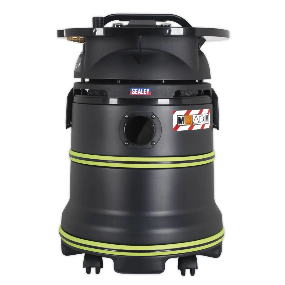 Sealey Vacuum Cleaner Industrial Dust-Free Wet/Dry 35L 1000W/230V Plastic Drum M-Class Self-Clean Filter - Image 8