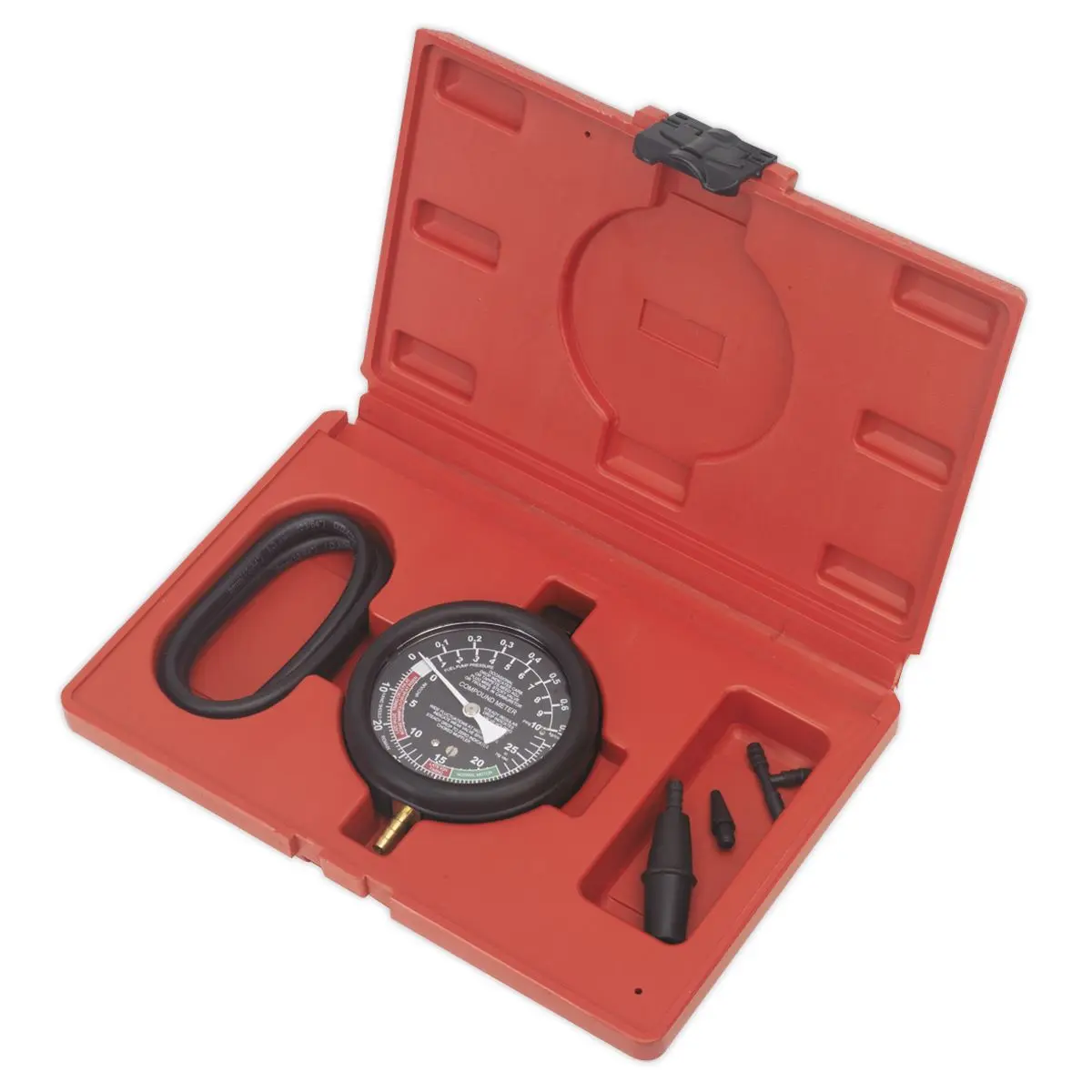 Sealey Vacuum & Fuel Pump Pressure Test Gauge Set - Image 3
