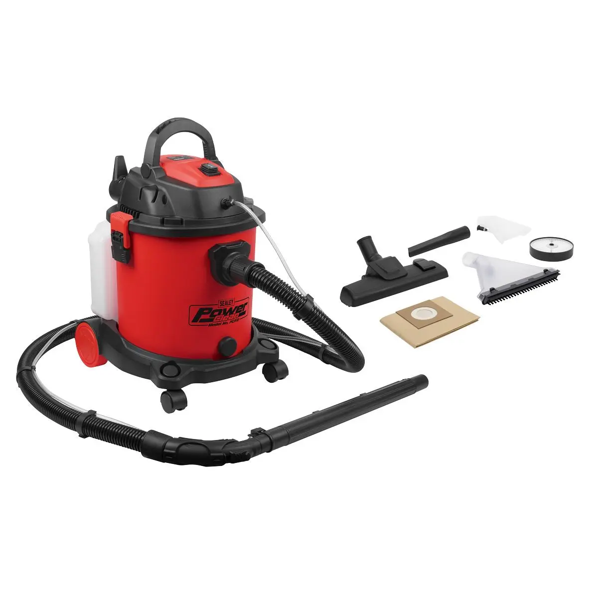 Sealey Valeting Machine Wet & Dry with Accessories 20L 1250W/230V - Image 5