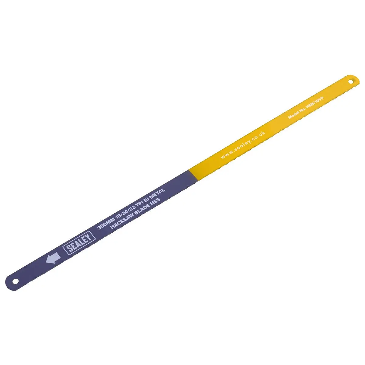 Sealey Vari-Pitch 18/24/32tpi Hacksaw Blade 300mm - Pack of 10 - Image 2