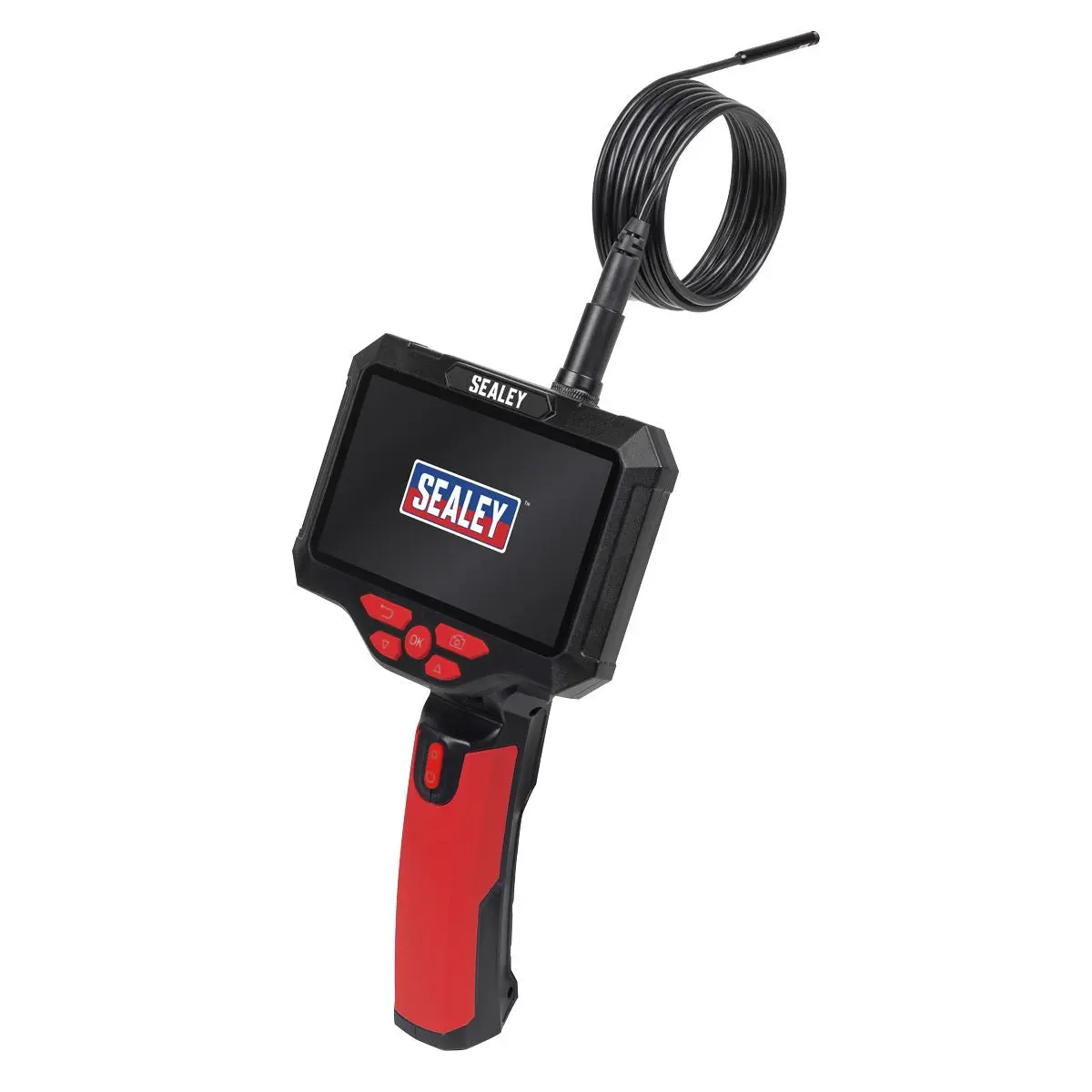 Sealey Video Borescope 5.5mm Camera Dual Lens & 5" Screen - Image 2