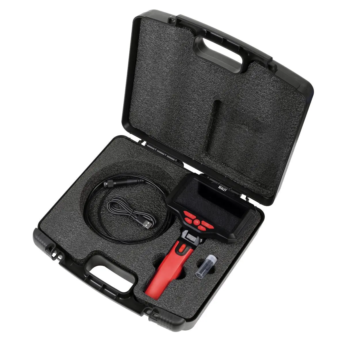 Sealey Video Borescope 5.5mm Camera Dual Lens & 5" Screen - Image 5