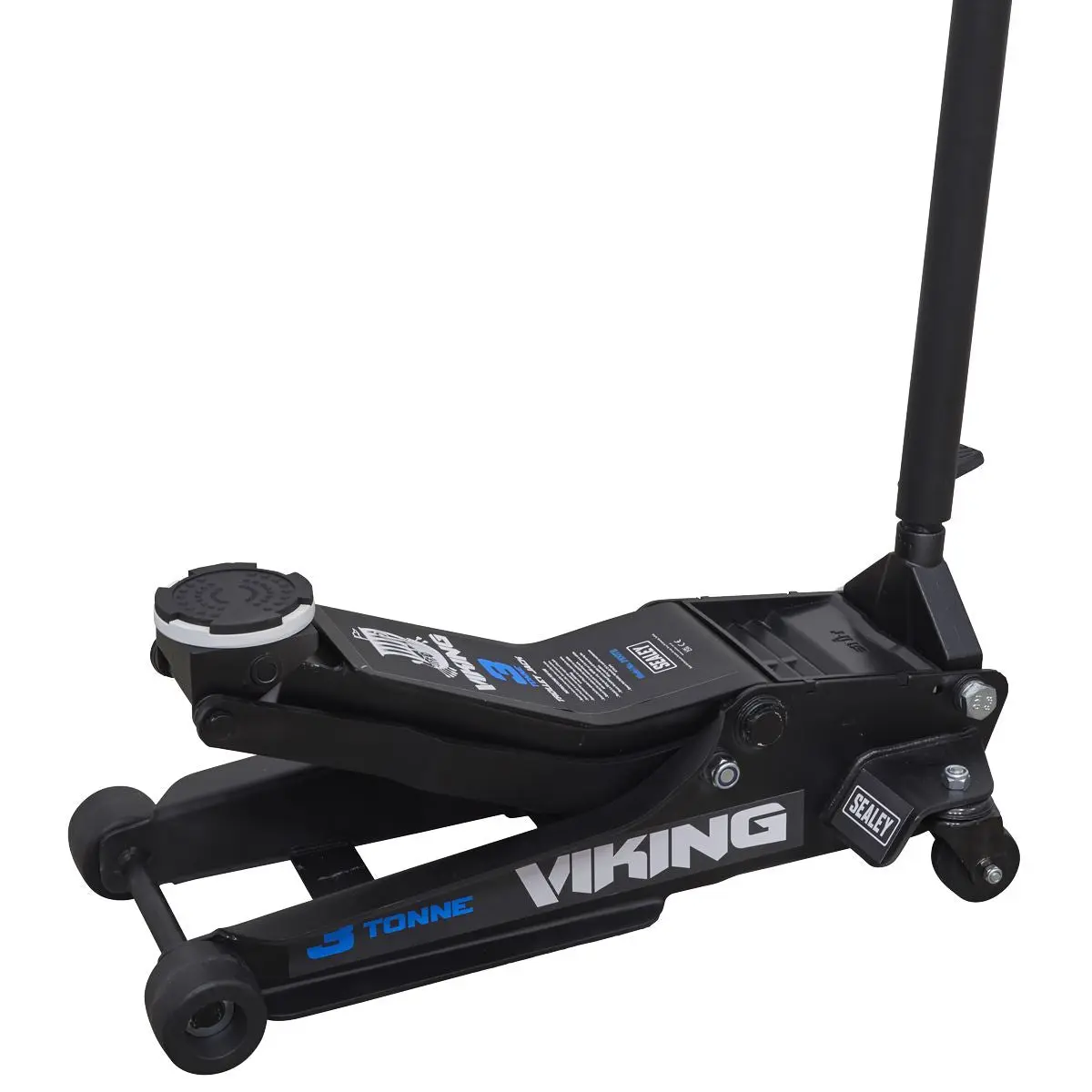 Sealey Viking 3 Tonne Low Entry Trolley Jack with Rocket Lift - Image 3