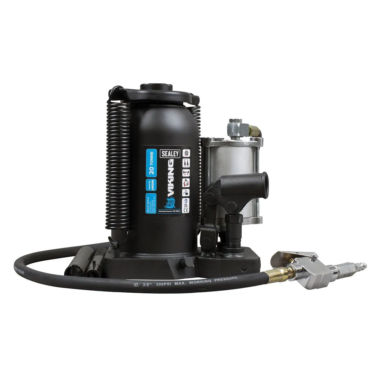 Sealey Viking Manual/Air Hydraulic Bottle Jack 20 Tonne - Image 3