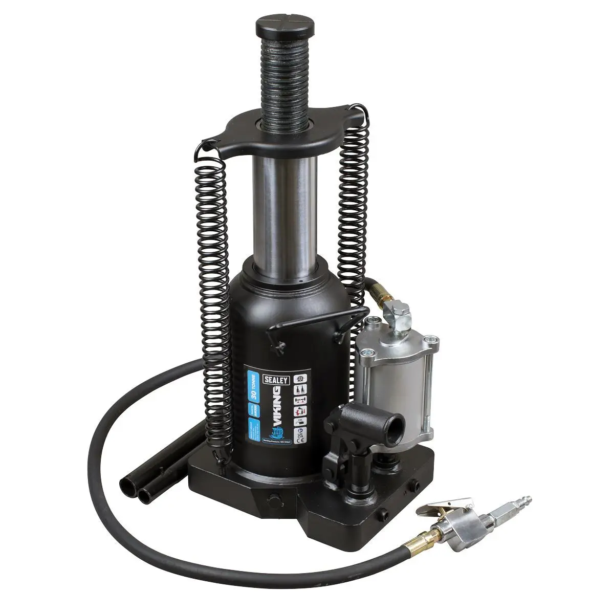 Sealey Viking Manual/Air Hydraulic Bottle Jack 30 Tonne - Image 3