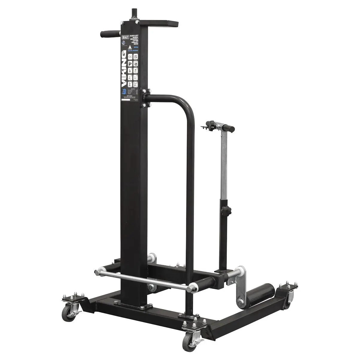 Sealey Viking Quick Lift Wheel Removal/Lifter Trolley 50kg Capacity - Image 2