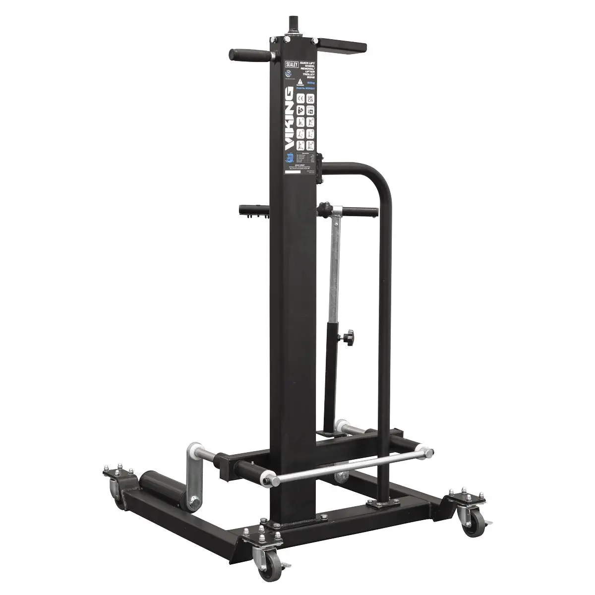 Sealey Viking Quick Lift Wheel Removal/Lifter Trolley 50kg Capacity - Image 4