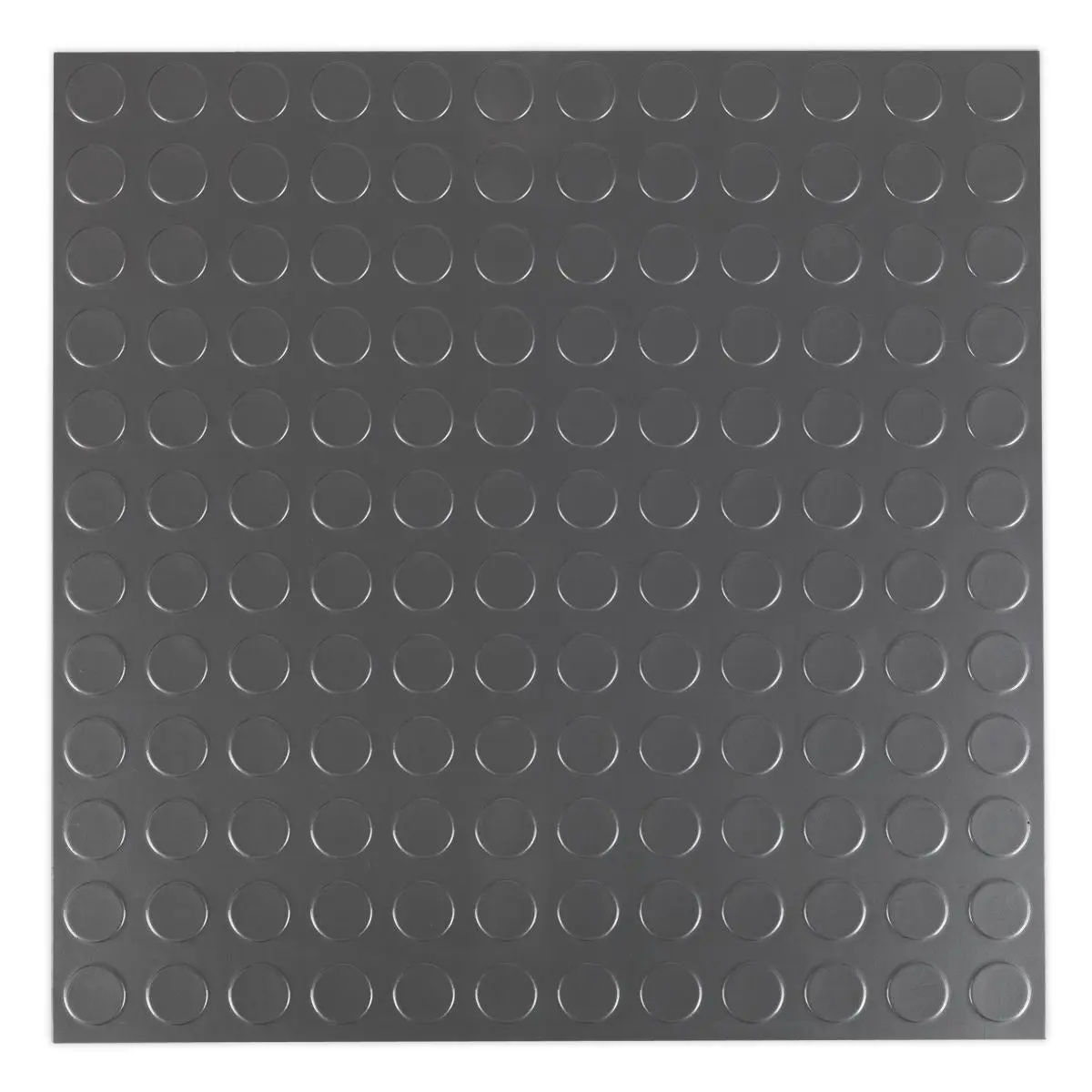 Sealey Vinyl Floor Tile with Peel & Stick Backing - Silver Coin Pack of 16 - Image 3