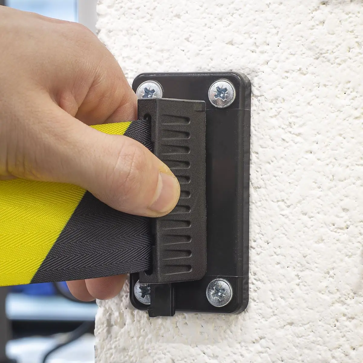 Sealey Wall Mounting Retractable Belt Barrier - Image 2