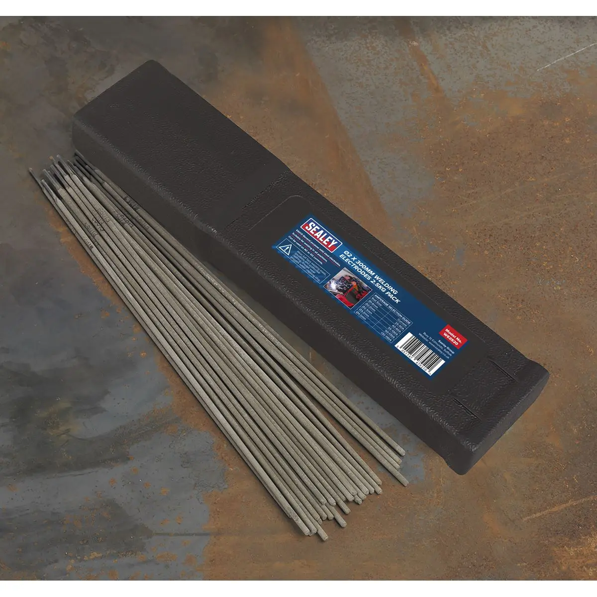 Sealey Welding Electrodes Ø2 x 300mm 2.5kg Pack - Image 3
