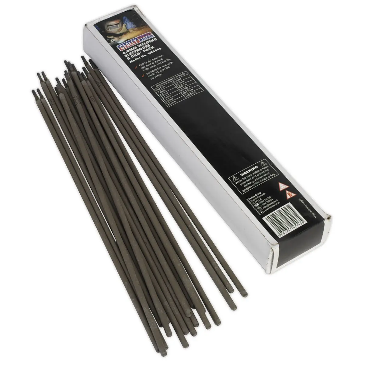 Sealey Welding Electrodes Ø4 x 350mm 5kg Pack
