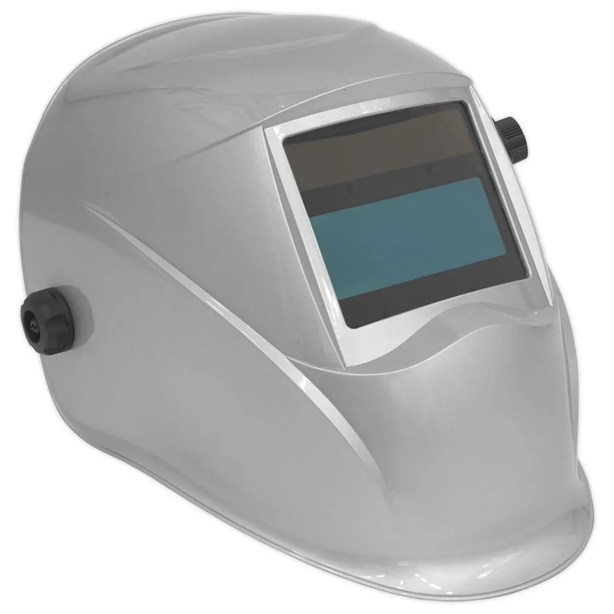 Sealey Welding Helmet Auto Darkening - Shade 9-13 - Silver - Image 3
