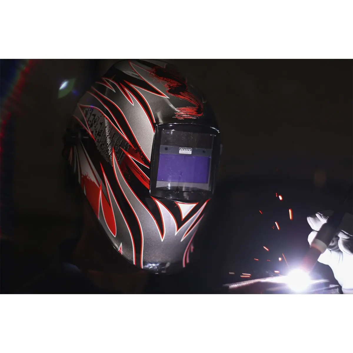 Sealey Welding Helmet Auto Darkening - Shade 9-13 - Image 8