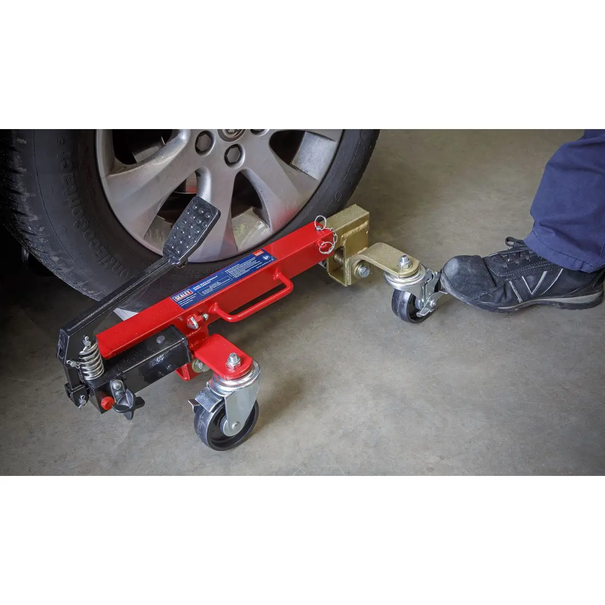 Sealey Wheel Skate Hydraulic 680kg Capacity - Image 4