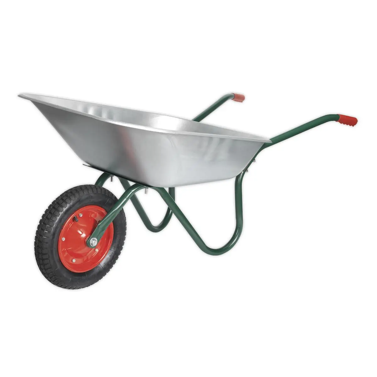 Sealey Wheelbarrow 65L Galvanized - Image 4