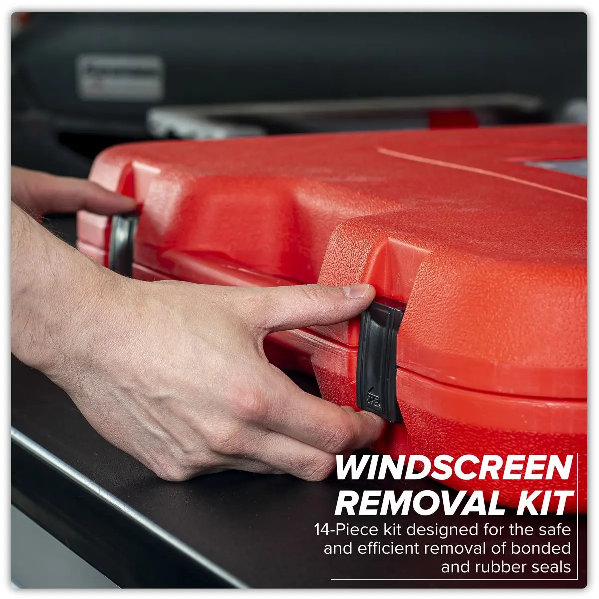 Sealey Windscreen Removal Tool Kit 14pc - Image 2