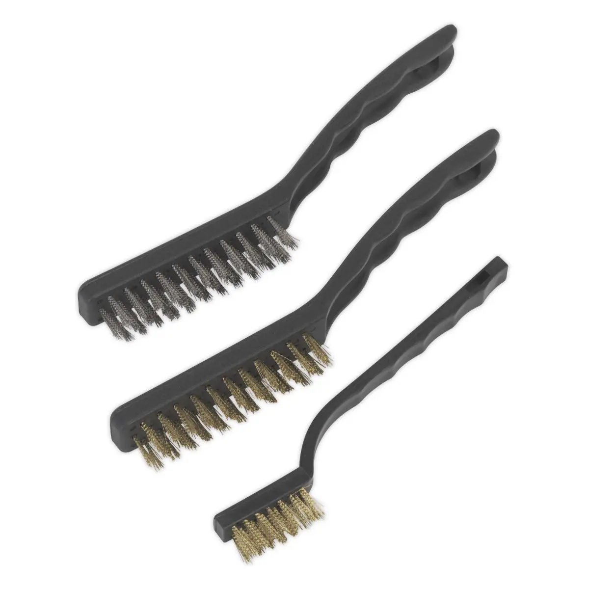Sealey Wire Brush Set Auto Engineer's 3pc - Image 3