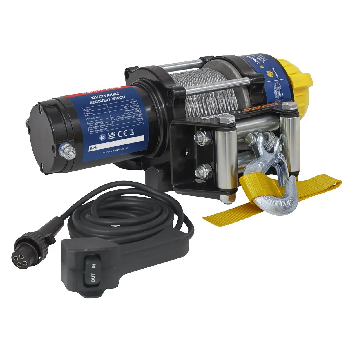 Sealey Wireless Winch ATV1135 Combo - Image 3