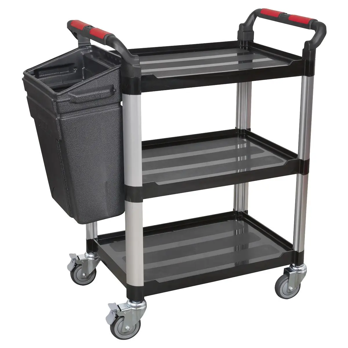 Sealey Workshop Trolley 3-Level Composite - 3 Wall - Image 4