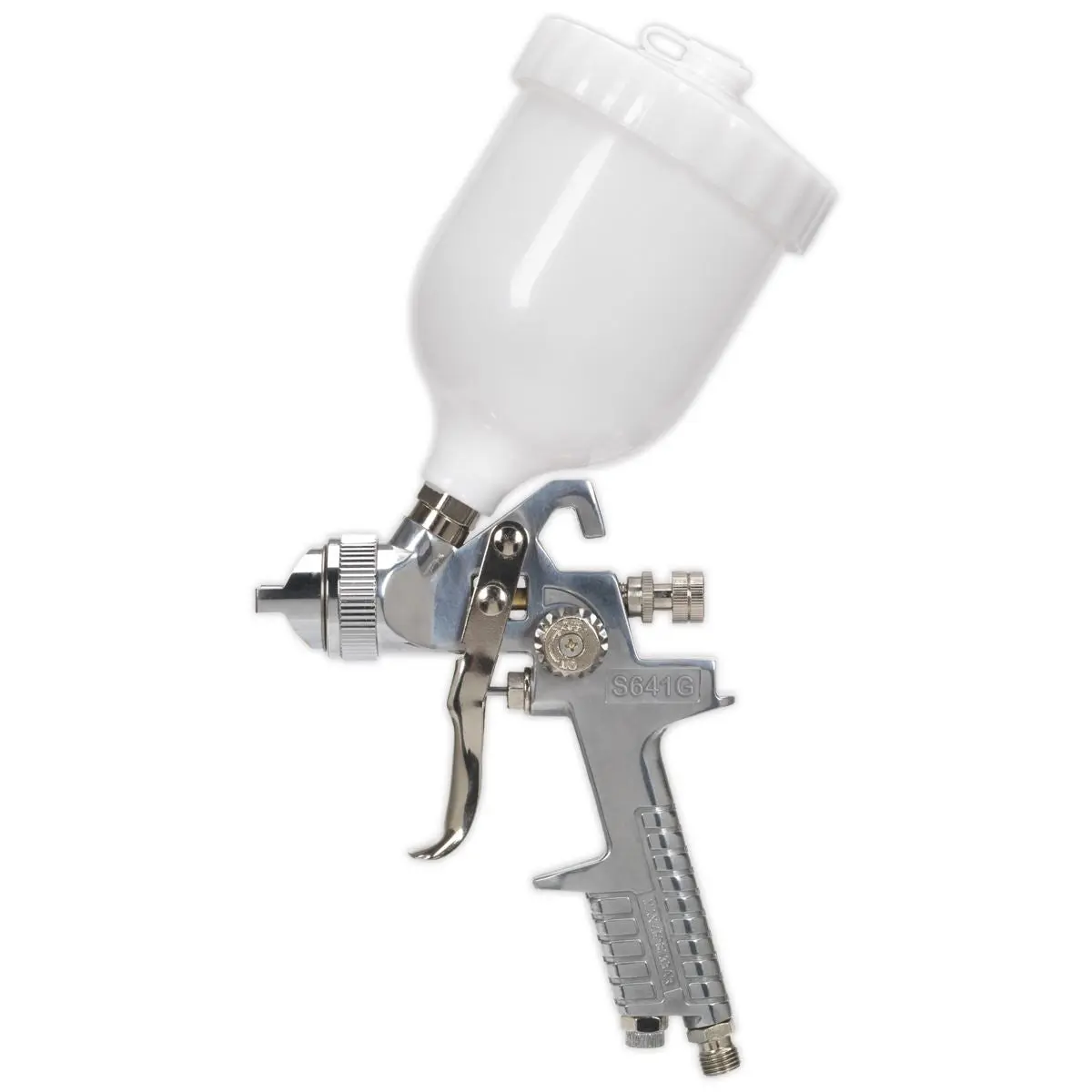 Siegen 1.4mm Set Up Gravity Feed Spray Gun Paint Car Bodyshop Panel Garage - Image 4