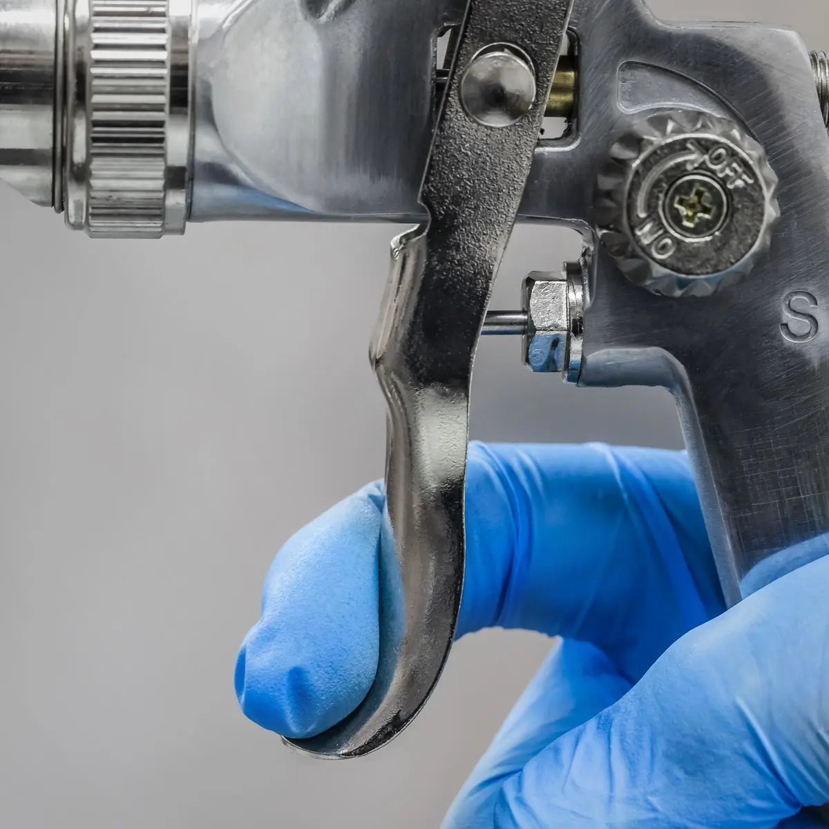 Siegen 1.8mm Set Up Gravity Feed Spray Gun Paint Car Bodyshop Panel Garage - Image 10