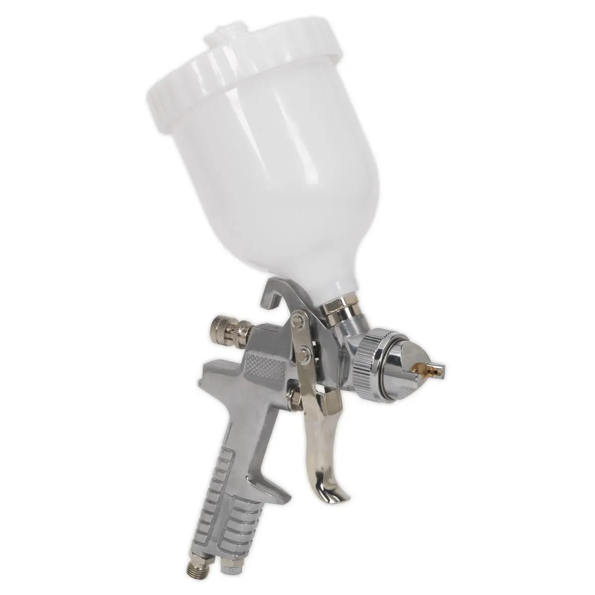 Siegen 1.8mm Set Up Gravity Feed Spray Gun Paint Car Bodyshop Panel Garage - Image 2