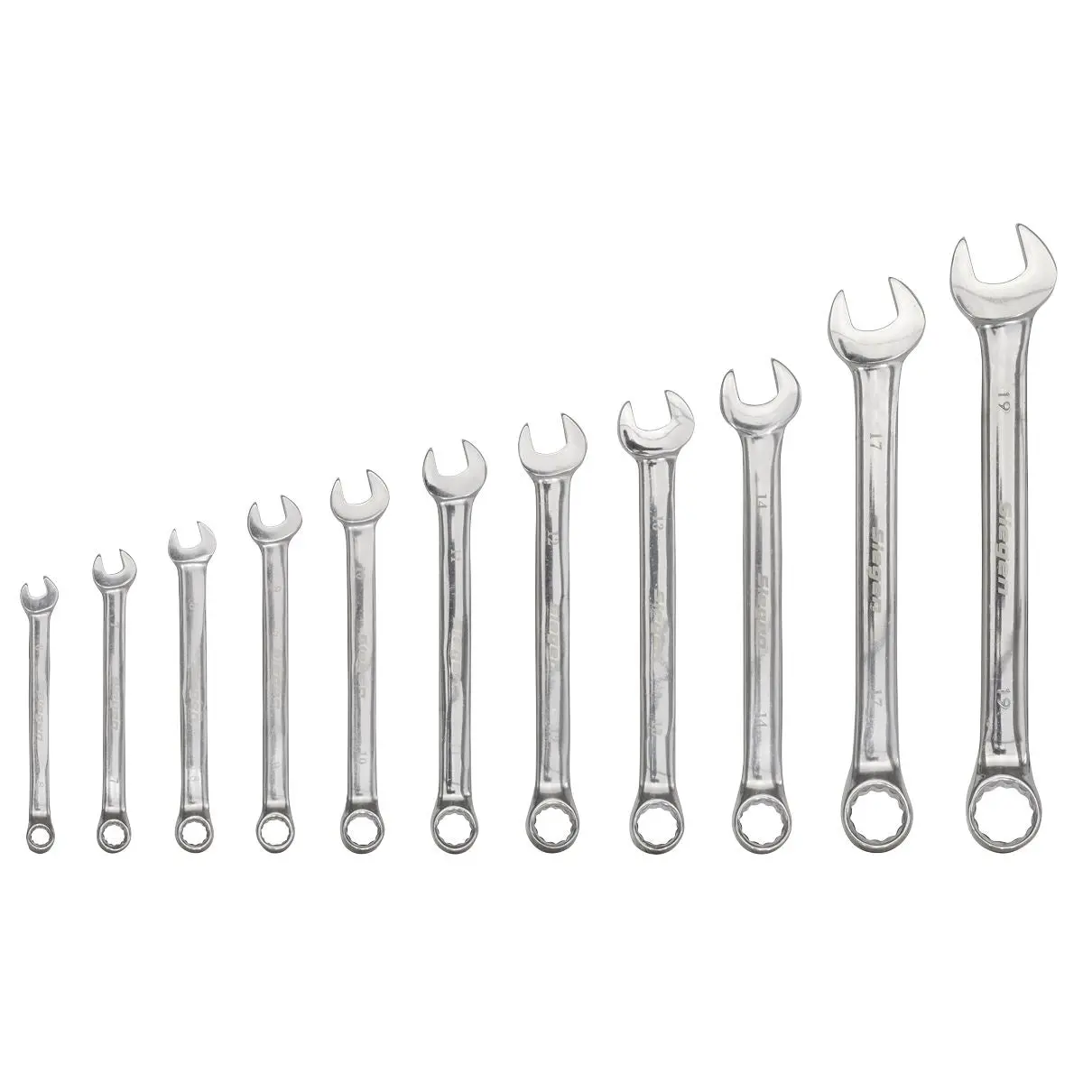 Siegen 11 Piece Metric Combination Spanner Set 6-19mm - Image 5