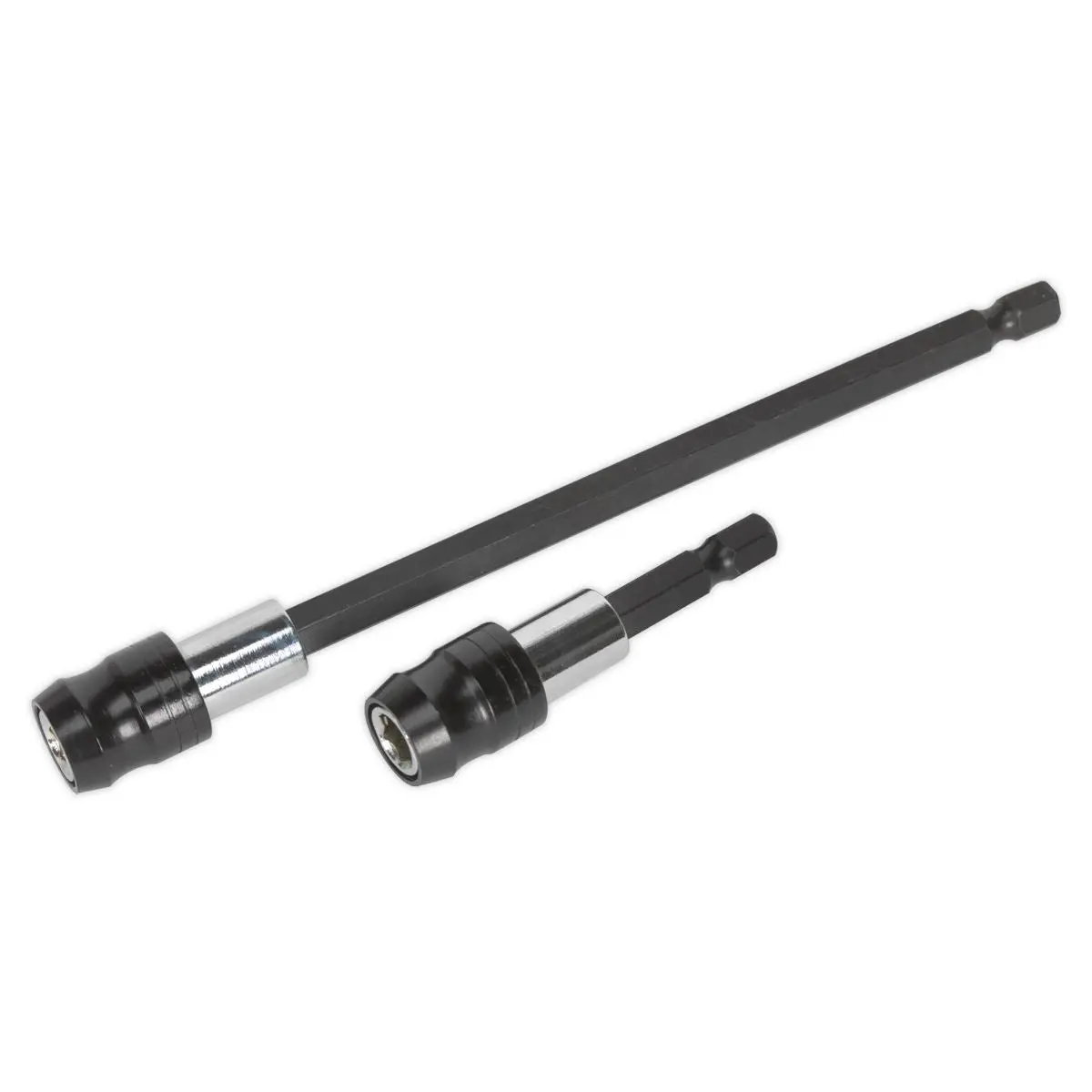 Siegen 2 Piece Quick Chuck Bit Holder Set 1/4" Hex Drive 60 & 150mm