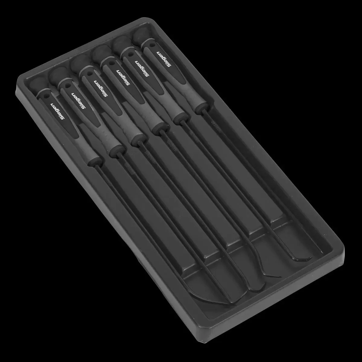 Siegen 6 Piece Extra Long Hook and Pick Set O-Ring Seal Remover Pin Clip Picking - Image 2