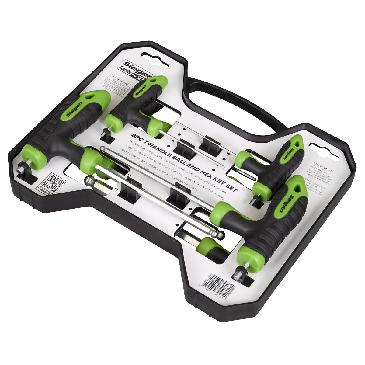 Siegen 8 Piece T-Handle Hex / Ball End Hex Key Set 2-10mm Wrench Allen Allan Alan - Image 7