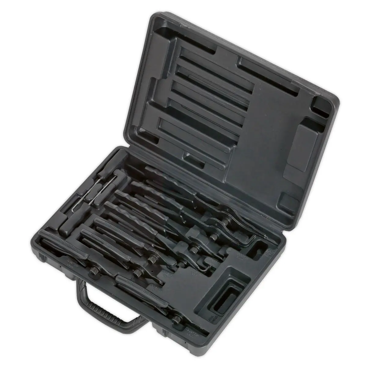 Siegen by Sealey Circlip Pliers Set 10pc Internal/External - Image 10
