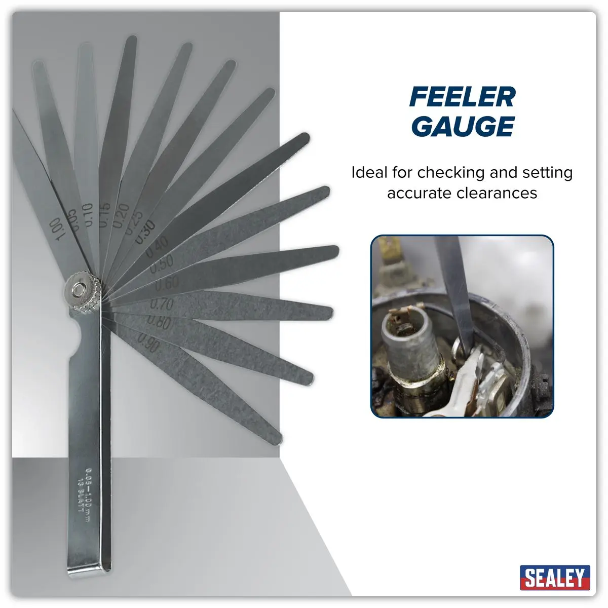 Siegen by Sealey Siegen Feeler Gauge 13 Blade - Image 3
