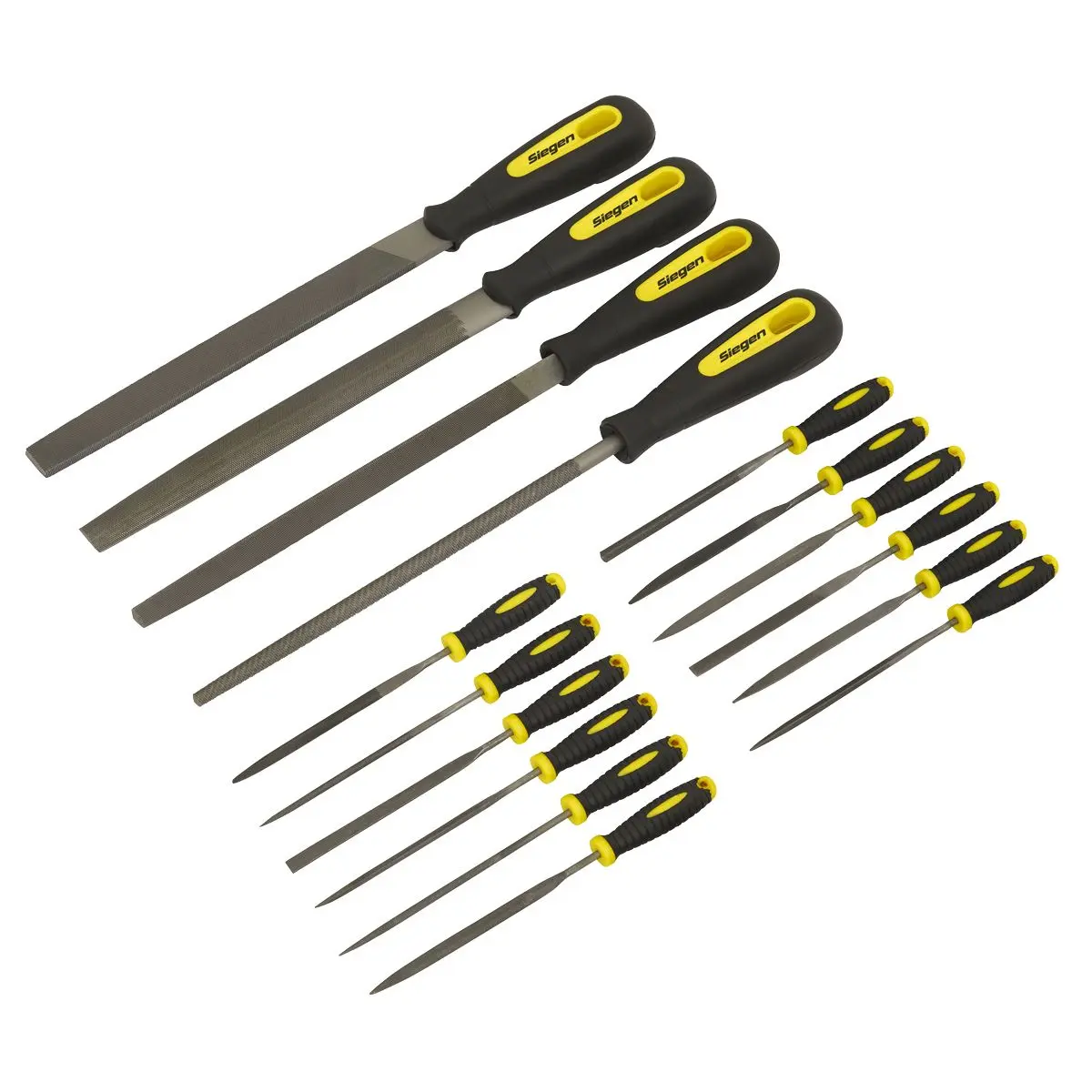 Siegen by Sealey File Set 16pc Engineer's & Needle - Image 6