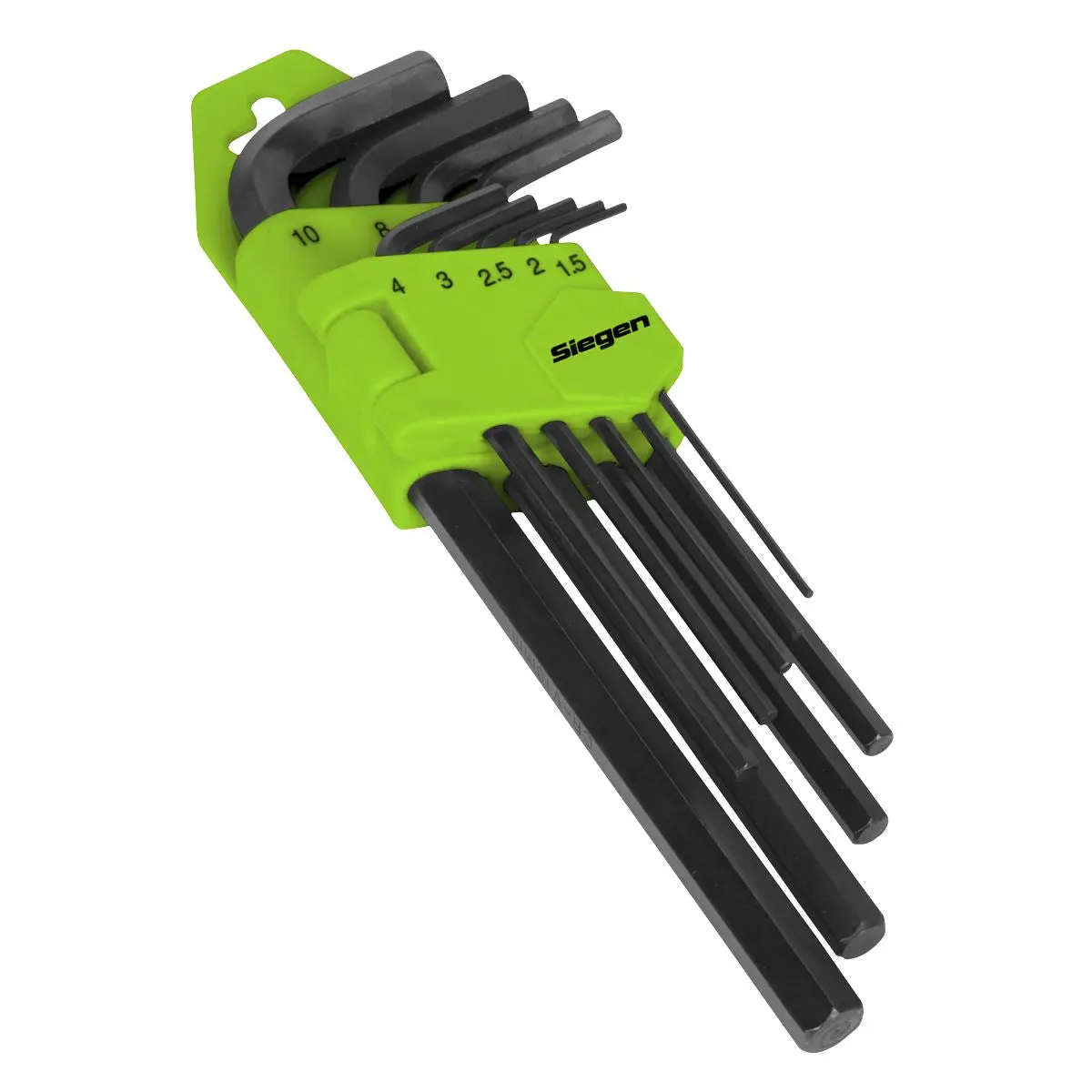 Siegen by Sealey Hex Key Set 9pc Long Metric