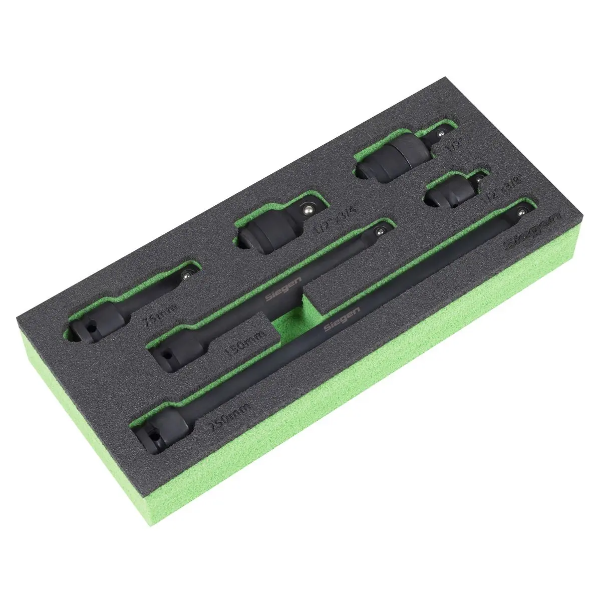 Siegen by Sealey Impact Adaptor & Extension Bar Set 1/2"Sq Drive 6pc