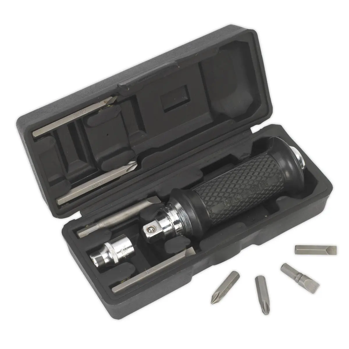 Siegen by Sealey Impact Driver Set 10pc Protection Grip - Image 2